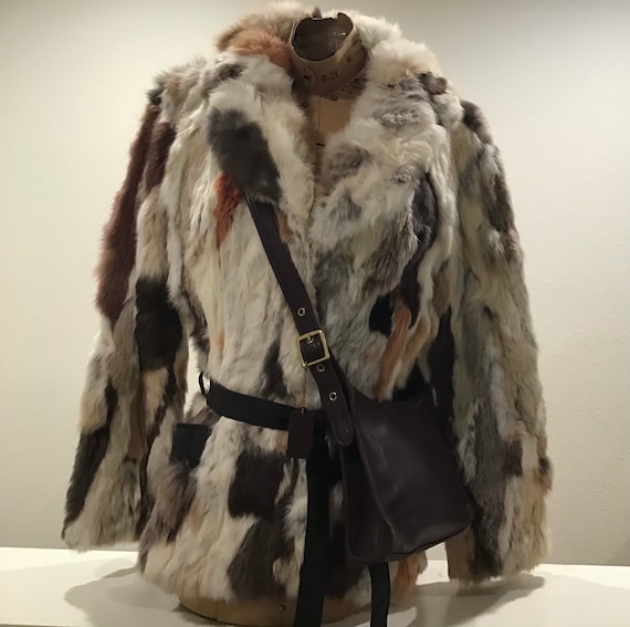Vintage 1970’s Rabbit  Fur Coat Jacket - image 1