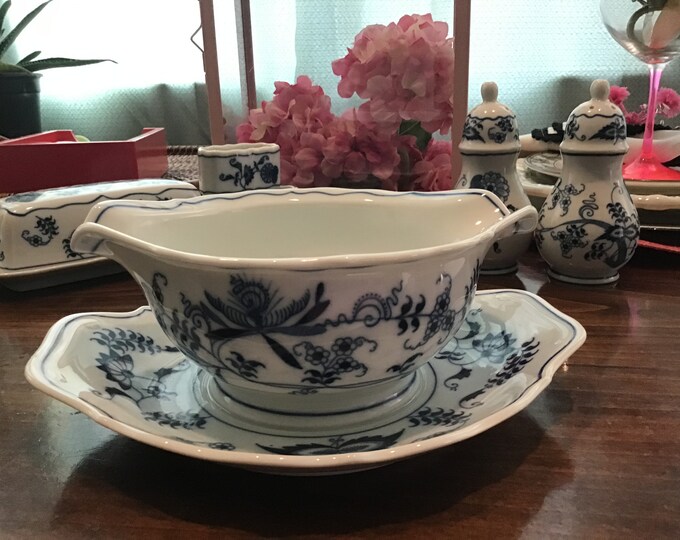 Blue Danube Gravy Boat Etsy