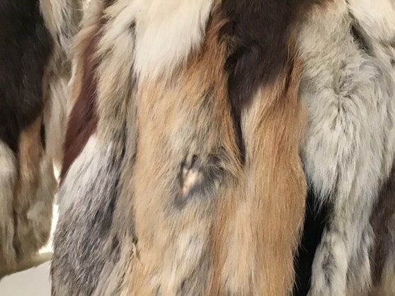 Vintage 1970’s Rabbit  Fur Coat Jacket - image 8