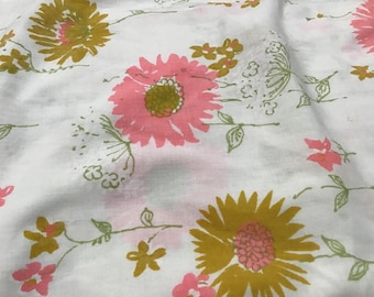 1970’s Fashion Manor JC Penny Pen-Prest Groovy Top Sheet for Double Bed