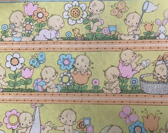 Vintage Baby Shower Gift Wrap