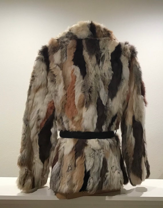 Vintage 1970’s Rabbit  Fur Coat Jacket - image 3