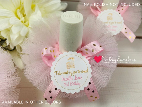 10 Ballerina Birthday Favors Ballerina Baby Shower Etsy
