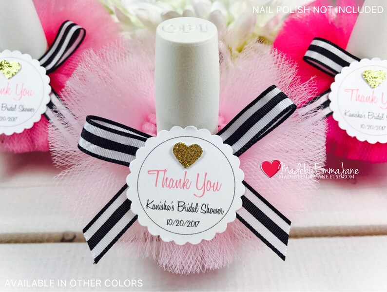 10 Kate Spade Bridal Shower Favorsnail Polish Favorsnail Etsy