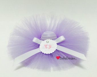 Set of 10 Baby Shower eos Lip Balm Tutus with Custom Labels