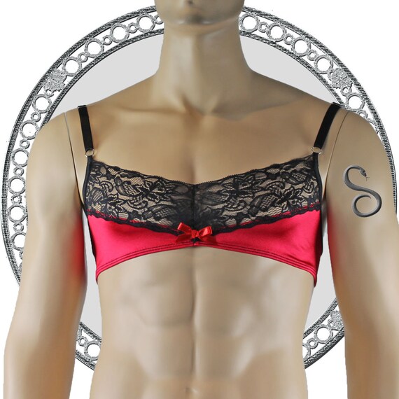 red lace bra top