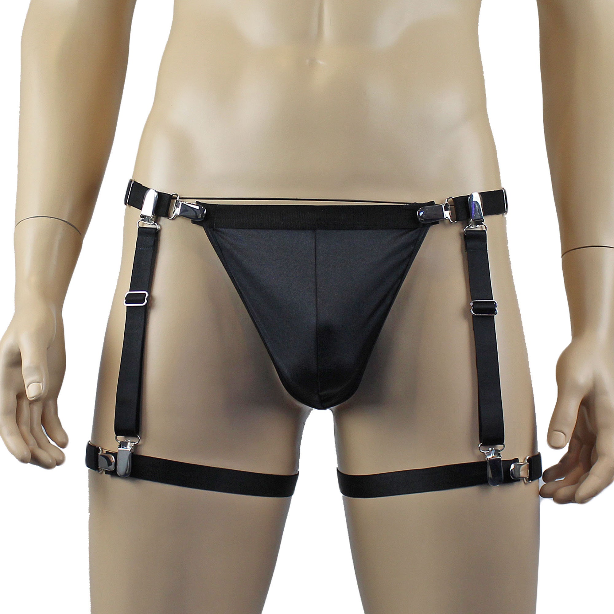 men in garter belt Candyman 99703x Garter Briefs Two Piece Set – Steven Even main image 1