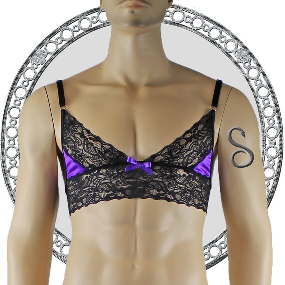 purple lace bralette top