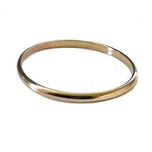 GROSSER Zeh Ring / 2 mm Breite Gold Fill / Für den GROSSEN Zeh! Der Ring ist schwer zu finden und in den Größen 14 - 20 zu finden /