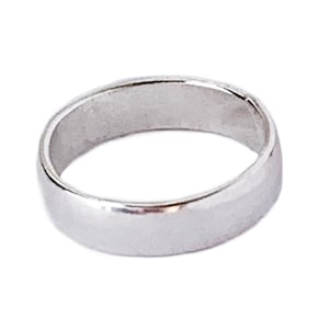 BIG Toe Ring / 5mm Bold Wide Sterling Ring / .925 Sterling Silver Ring / For the BIG Toe! /  Extra Large Ring Sizes 14 - 20 1/2