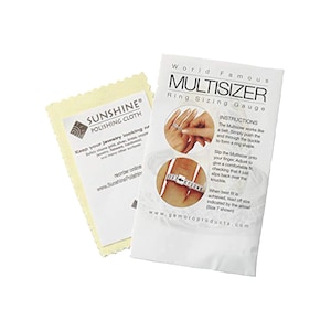 MultiSizer-ringmaatriem / Herbruikbaar maatinstrument / Ken je ringmaat thuis / Extra sieradendoosje / Gratis verzending!