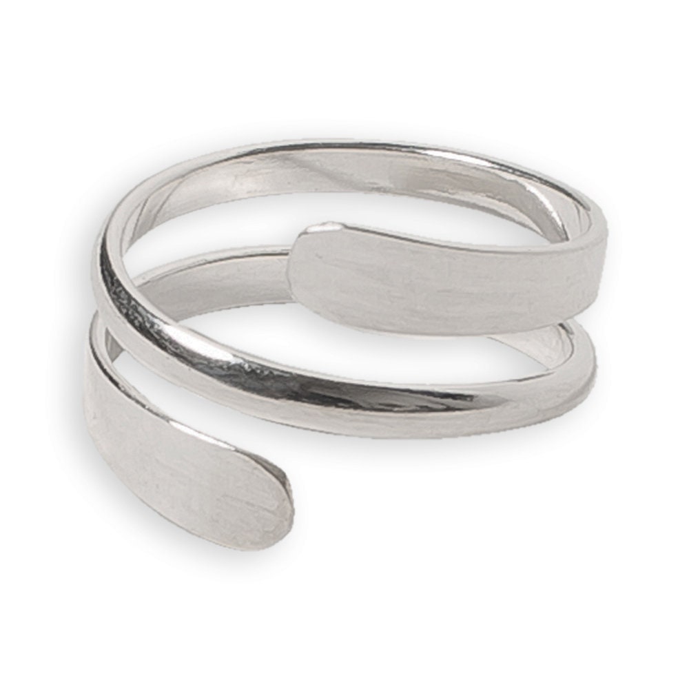 Wrap Around Thumb Ring / Sterling Silver or 14K Gold Fill / Etsy