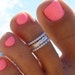 see more listings in the Fitted Toe Rings section