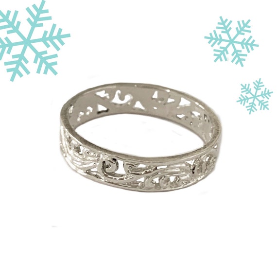 Laguna Toe Ring / Fitted Full Circle Toe Ring / .925 Sterling Etsy