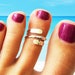 see more listings in the Fitted Toe Rings section