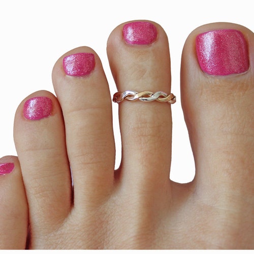 Gold Toe Ring Toe Rings Gold Filled Toe Ring Minimalist Toe Etsy