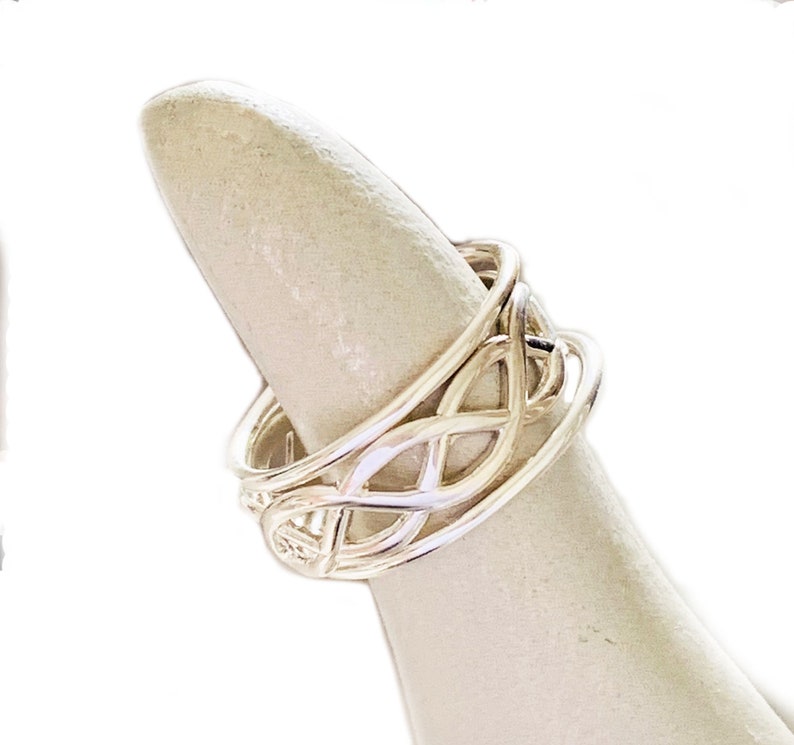 Celtic Style Fitted Toe Ring / .925 Sterling Silver or 14K Etsy