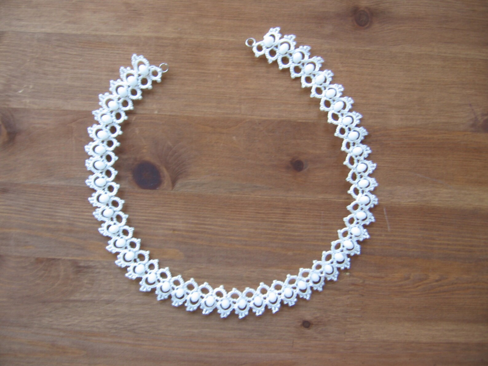 PDF Tatting pattern Necklace Shuttle tatted beaded lace hand Etsy