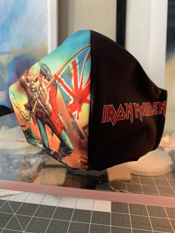 Iron Maiden Mask Etsy