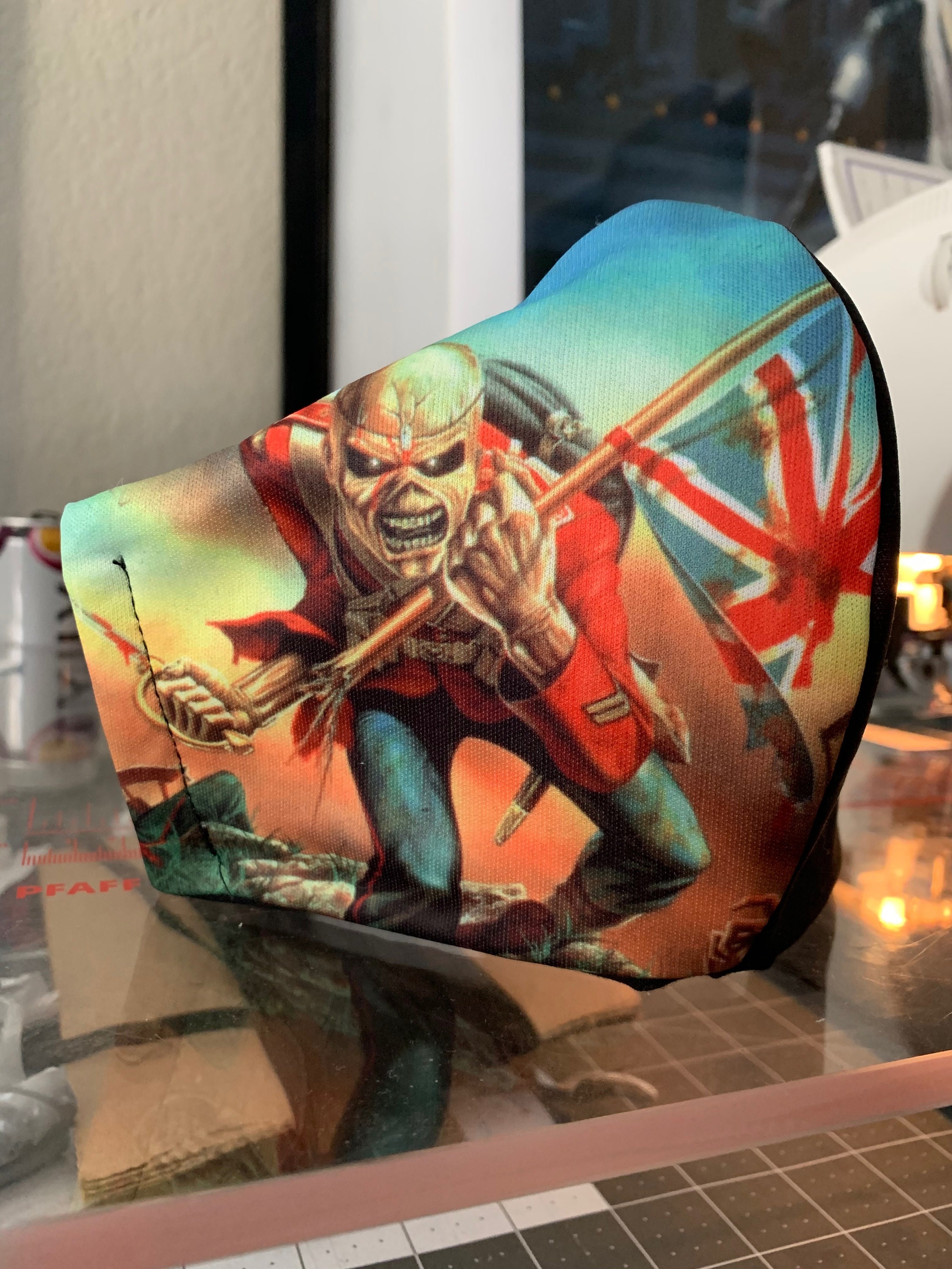 Iron Maiden Mask Etsy