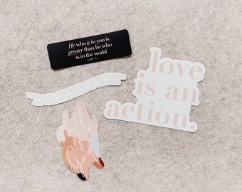 Variety Sticker Pack- Set of 4- Die Cut Vinyl Stickers