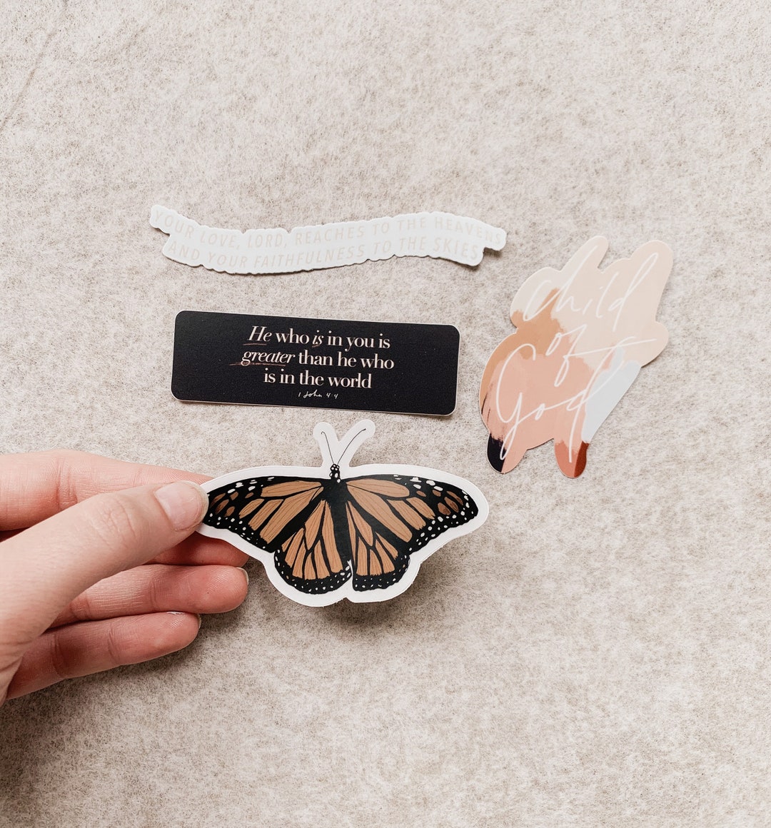 Variety Sticker Pack Set of 4 Die Cut Vinyl Stickers - Etsy