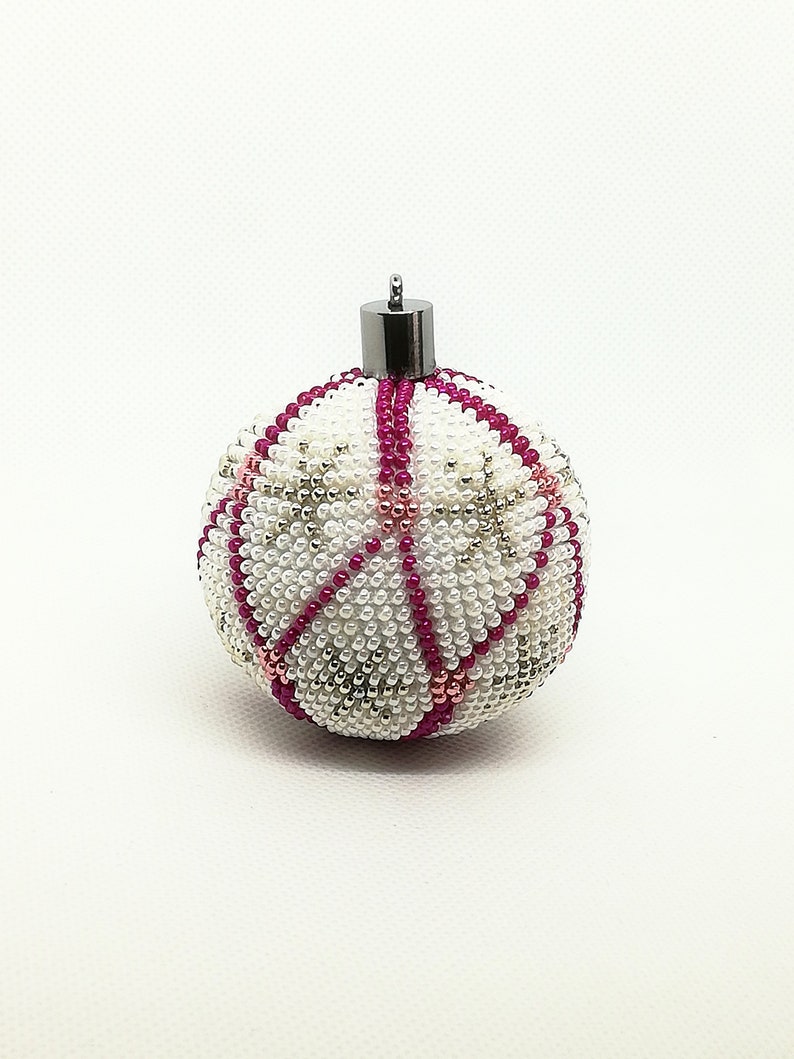 Boules De Noel En Perles De Rocaille
