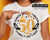 Download 50 Birthday Svg 50th Birthday Svg For Women 50th Svg 50 And Fabulous Svg 50 And Sassy Svg Stepping Into My 50th Birthday Like A Boss Svg By Lucia And Luciana Catch My Party