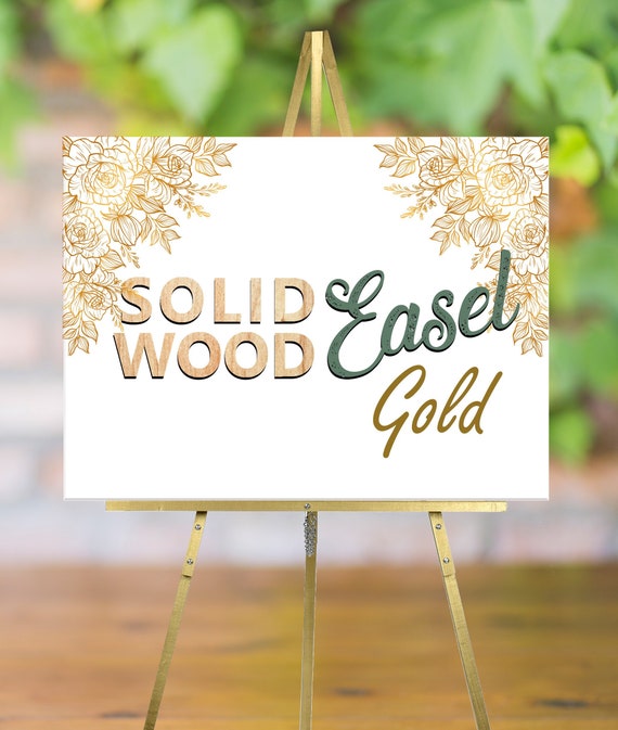 Wood Floor Easel Wedding Sign Stand Wedding Easel Stand for 