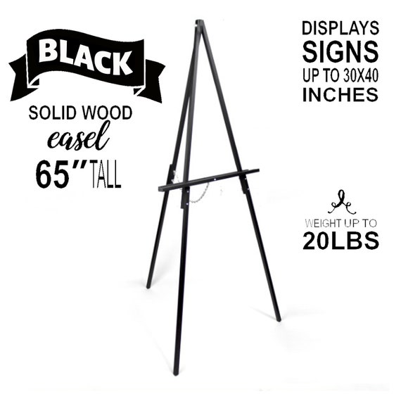 Bridal Shower Easel, Welcome Sign Easels for Signs, Chalkboard Easel, Large  Wooden Easel for Floor Stand, up to 20lbs, up to 30 X 40 Inches -   Norway