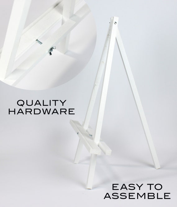 White Easel Stand, Table Easel, Wedding Sign Stand, Easel for