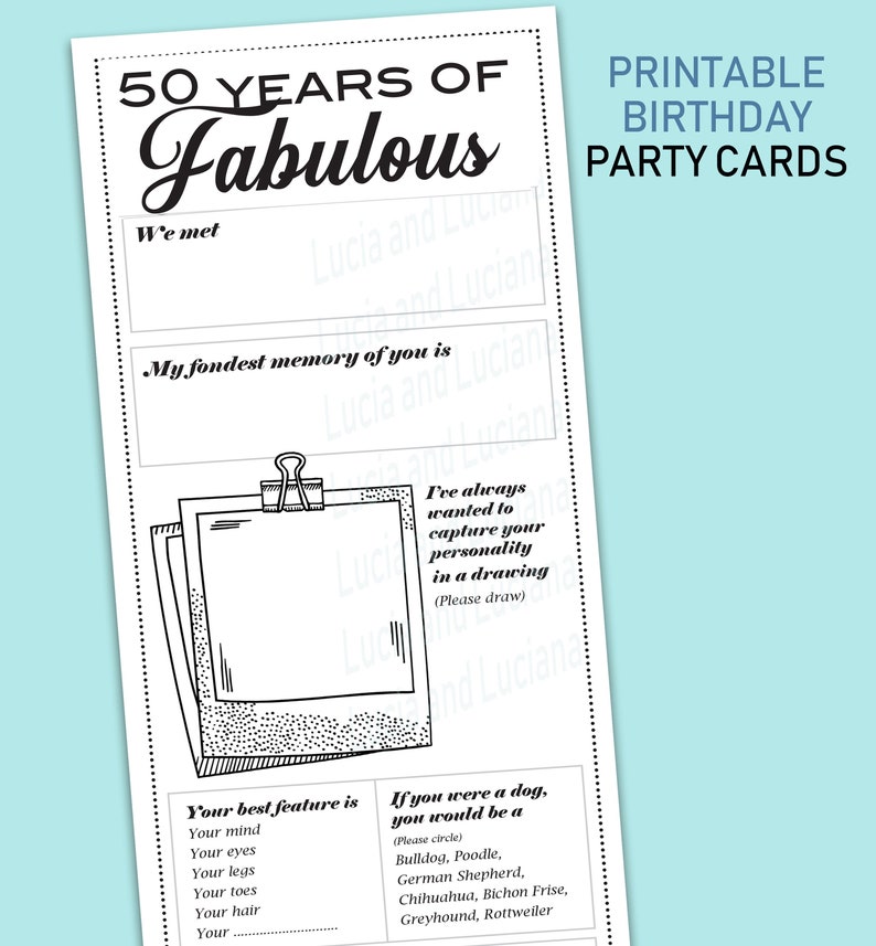 50th birthday ideas for women 50th birthday party games