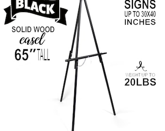 Black Easel for Wedding Signs, Elegant Floor Easel Stand for Formal Wedding  Signage or Funeral Sign Stand, Solid Wood Easel FREE SHIPPING -  Hong  Kong