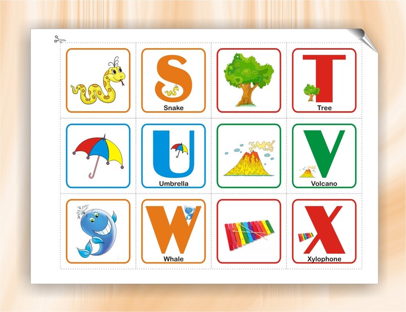 alphabet matching cards abc memory game printable etsy