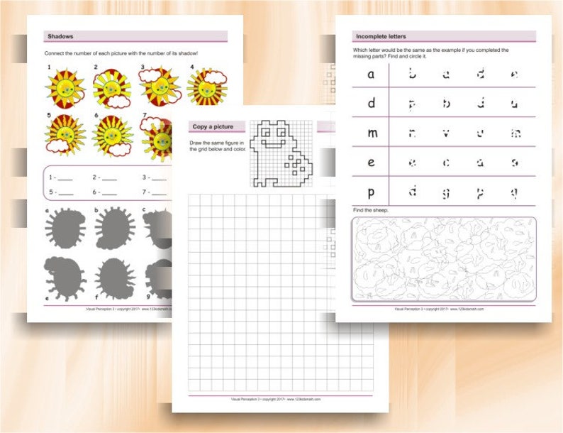 Visual Perception Activities | 41 Printable Worksheets With Solutions ...
