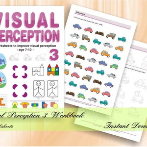 Visual Perception Activities | 41 printable worksheets with solutions | Download Digital Printable Workbook