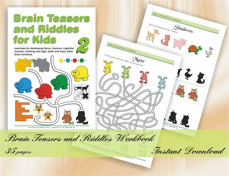 The everything kids math puzzles book: Brain Teasers Games and Activities  Paper