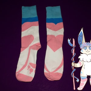 Calcetines inspirados en Sylveon - Faux Paws Socks Oberon