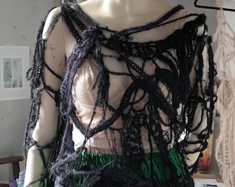 Bespoke, crocheted, one-off commissioned top