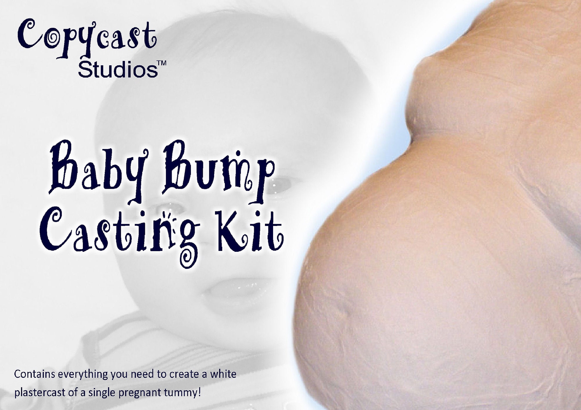 PDTO Belly Casting Kit Pregnancy Keepsake for Expecting Mothers