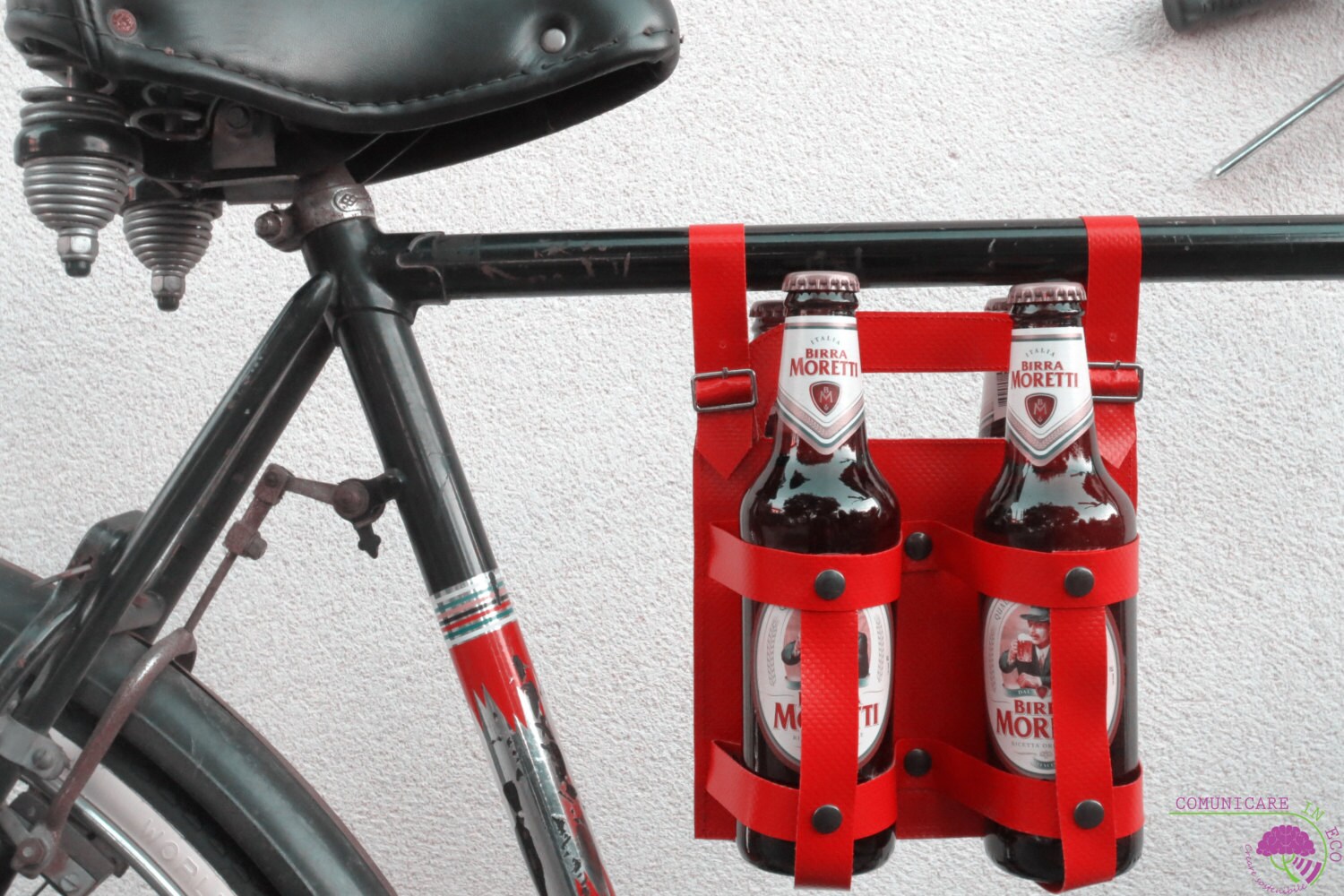 Bicycle beer holder hotsell