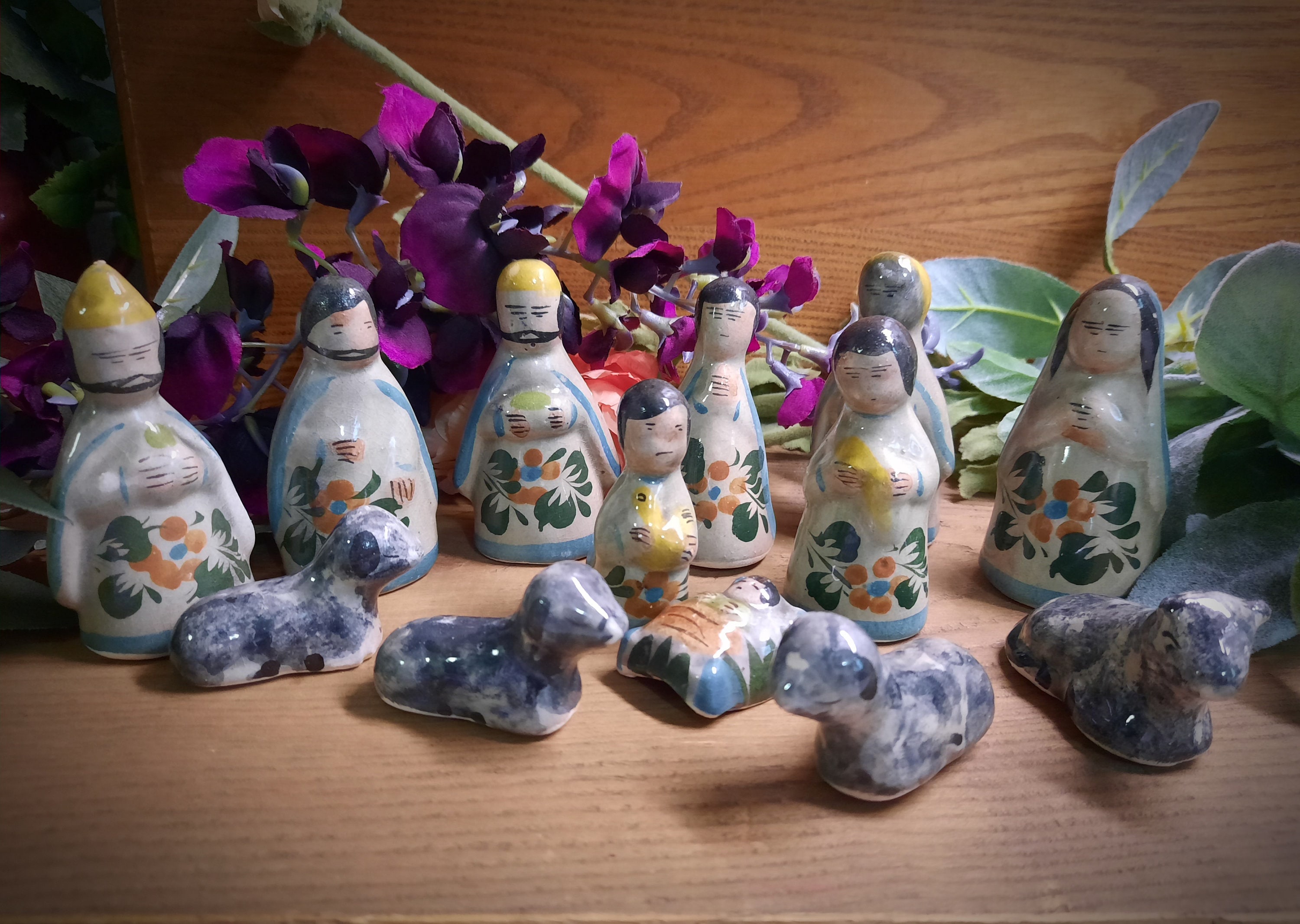 Vintage Nativity Set - Etsy