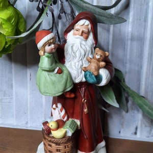 Porcelain Santa Figurine
