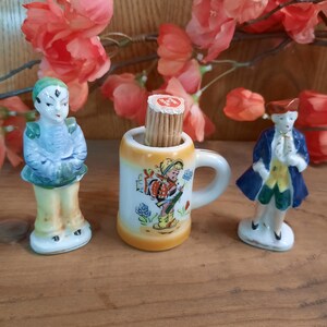Miniature porcelain figurines