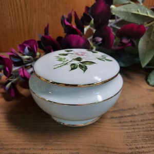 Rose Porcelain Jewelry/Trinket Dish