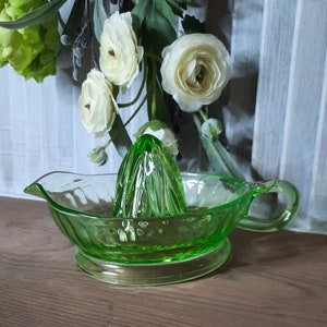Uranium Green Glass Juicer