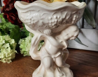 Vintage Cherub Vase