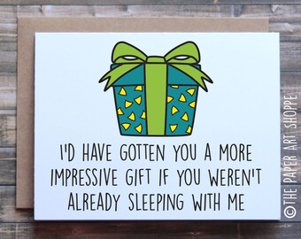 Funny birthday Card, birthday card for wife, birthday card for husband, birthday card for girlfriend, birthday card for boyfriend