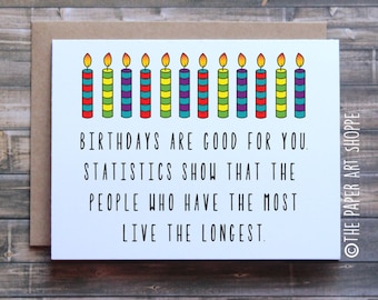 Birthday Card, funny birthday card, old age card