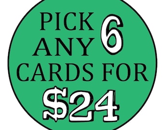 Pick any 6 cards